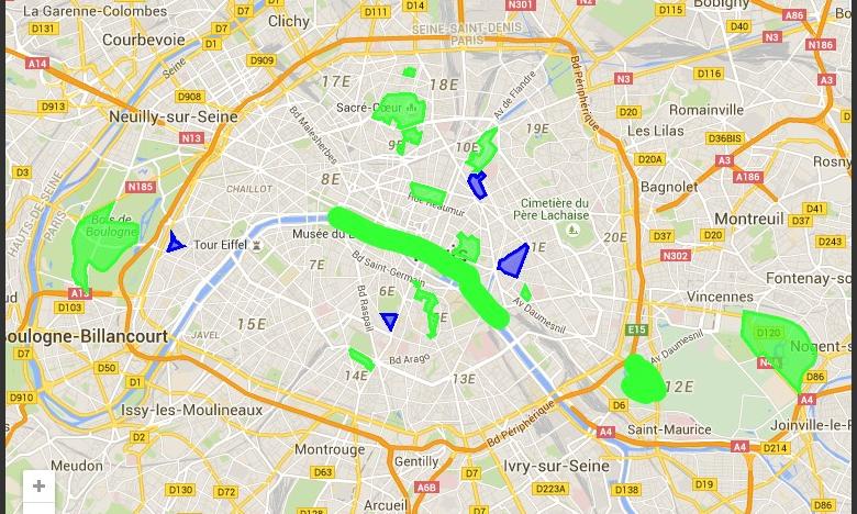 Bilfrie søndager i Paris